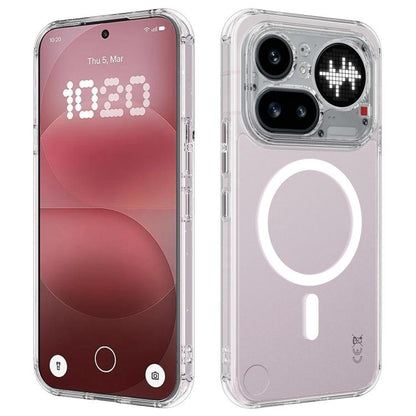 MagSafe Clear Acrylic PC Hybrid TPU Phone Case, For Nothing Phone 4b, For Nothing Phone 4a Pro, For Nothing Phone 4a, For Nothing Phone 3a Lite, For Nothing Phone 3, For Nothing CMF Phone 2 Pro, For Nothing Phone 3a, For Nothing Phone 3a Pro