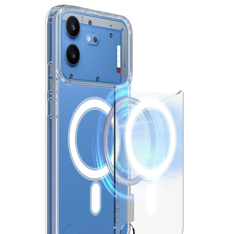 MagSafe Clear Acrylic PC Hybrid TPU Phone Case, For Nothing Phone 4b, For Nothing Phone 4a Pro, For Nothing Phone 4a, For Nothing Phone 3a Lite, For Nothing Phone 3, For Nothing CMF Phone 2 Pro, For Nothing Phone 3a, For Nothing Phone 3a Pro