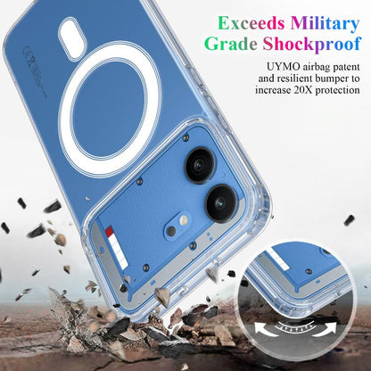 MagSafe Clear Acrylic PC Hybrid TPU Phone Case, For Nothing Phone 4b, For Nothing Phone 4a Pro, For Nothing Phone 4a, For Nothing Phone 3a Lite, For Nothing Phone 3, For Nothing CMF Phone 2 Pro, For Nothing Phone 3a, For Nothing Phone 3a Pro
