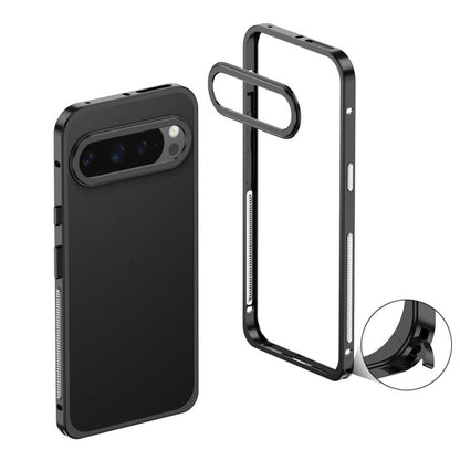 Metal Frame Heat Dissipation Phone Case with Camera Guard Ring, For Google Pixel 11 Pro XL, For Google Pixel 11 / 11 Pro, For Google Pixel 10 Pro XL, For Google Pixel 10 / 10 Pro, For Google Pixel 9 Pro XL, For Google Pixel 9 / 9 Pro
