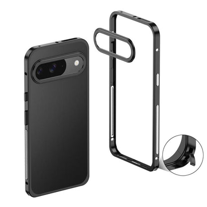Metal Frame Heat Dissipation Phone Case with Camera Guard Ring, For Google Pixel 11 Pro XL, For Google Pixel 11 / 11 Pro, For Google Pixel 10 Pro XL, For Google Pixel 10 / 10 Pro, For Google Pixel 9 Pro XL, For Google Pixel 9 / 9 Pro