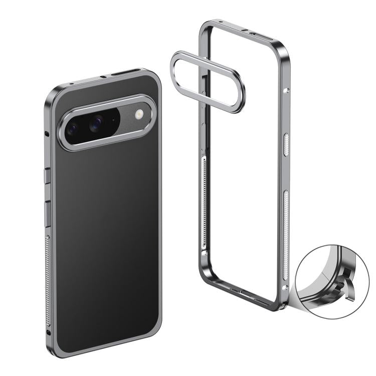 Metal Frame Heat Dissipation Phone Case with Camera Guard Ring, For Google Pixel 11 Pro XL, For Google Pixel 11 / 11 Pro, For Google Pixel 10 Pro XL, For Google Pixel 10 / 10 Pro, For Google Pixel 9 Pro XL, For Google Pixel 9 / 9 Pro