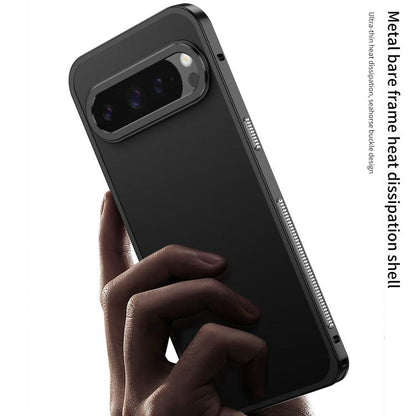Metal Frame Heat Dissipation Phone Case with Camera Guard Ring, For Google Pixel 11 Pro XL, For Google Pixel 11 / 11 Pro, For Google Pixel 10 Pro XL, For Google Pixel 10 / 10 Pro, For Google Pixel 9 Pro XL, For Google Pixel 9 / 9 Pro