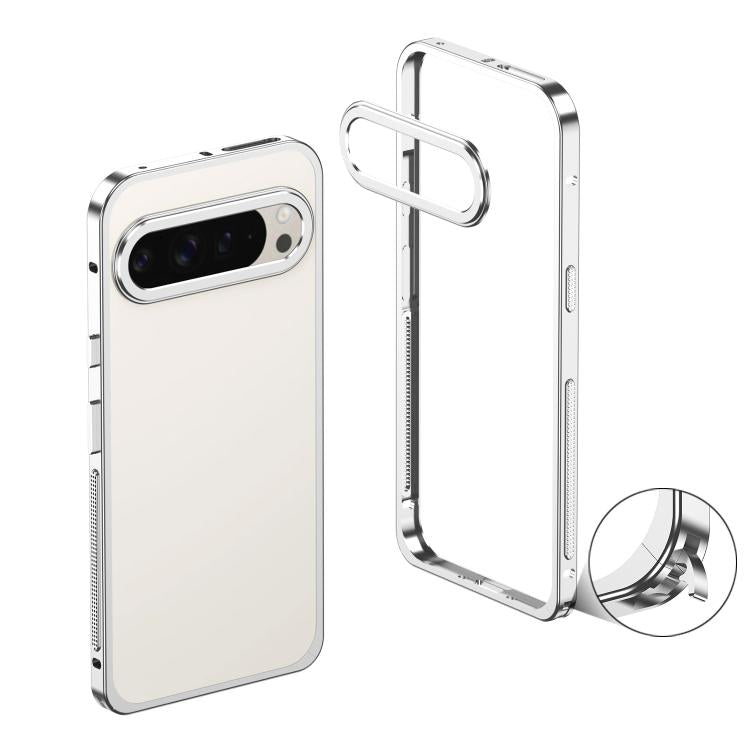 Metal Frame Heat Dissipation Phone Case with Camera Guard Ring, For Google Pixel 11 Pro XL, For Google Pixel 11 / 11 Pro, For Google Pixel 10 Pro XL, For Google Pixel 10 / 10 Pro, For Google Pixel 9 Pro XL, For Google Pixel 9 / 9 Pro