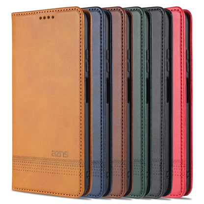 Assorted-color magnetic flip leather phone cases with card slots