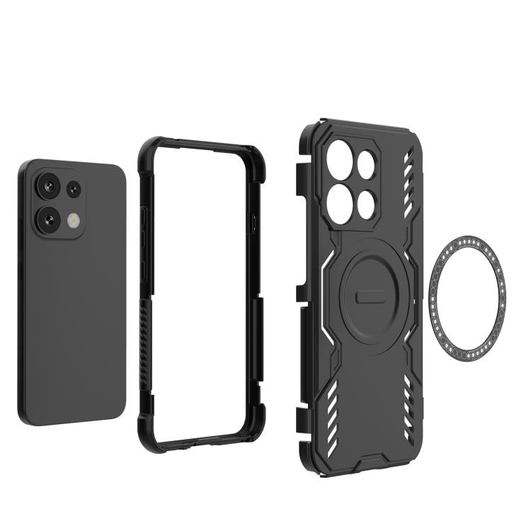 Butterfly Armor MagSafe Magnetic Ring Shockproof Phone Case, For OPPO Reno16 F 5G, For OPPO Reno16 / Reno16 Pro 5G Global, For OPPO A6c 4G Global, For OPPO A6x 5G Global, For OPPO F31 Pro+ 5G India, For OPPO F31 Pro 5G India, For OPPO F31 5G Global    ...