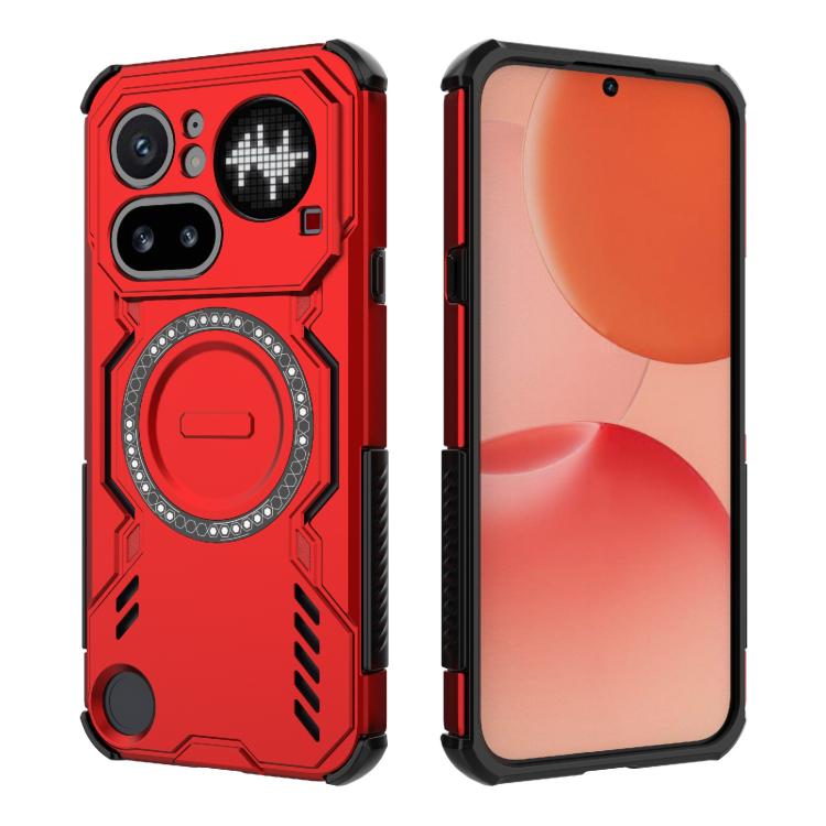Butterfly Armor MagSafe Magnetic Ring Shockproof Phone Case, For Nothing Phone 4b 5G Global, For Nothing Phone 4a Pro 5G Global, For Nothing Phone 4a 5G Global, For Nothing Phone 3a Lite 5G, For Nothing CMF Phone 2 Pro 5G Global, For Nothing Phone 3a  ...