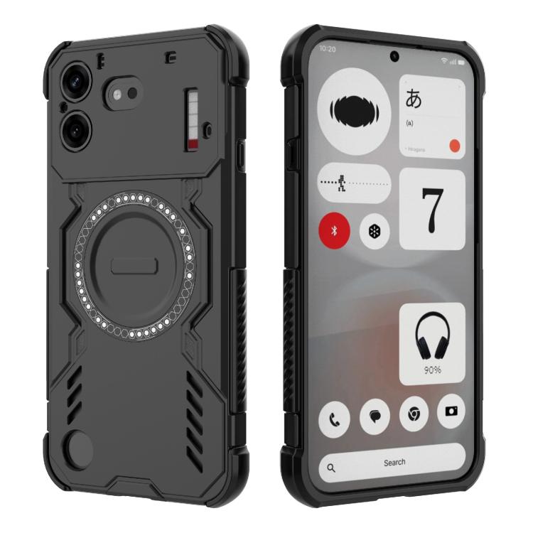 Butterfly Armor MagSafe Magnetic Ring Shockproof Phone Case, For Nothing Phone 4b 5G Global, For Nothing Phone 4a Pro 5G Global, For Nothing Phone 4a 5G Global, For Nothing Phone 3a Lite 5G, For Nothing CMF Phone 2 Pro 5G Global, For Nothing Phone 3a  ...