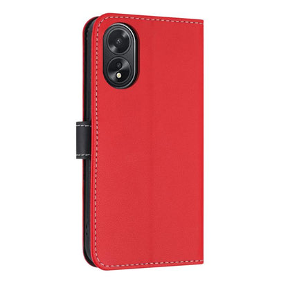 Metal Bow Leather Phone Case with Hand Strap, For OPPO A38 4G Global / A18, For OPPO Reno7 A / Reno9 A, For OPPO A58 4G Global, For OPPO A77 4G / A57 4G Global, For OPPO A36 4G / A76 / A96, For OPPO A16, For OPPO A55s 5G Japan