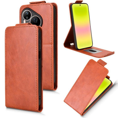 Magnetic Vertical Flip Leather Phone Case with Buckle, For Huawei nova 16s / 16 5G, For Huawei nova 16s Pro / 16 Pro / 16 Ultra 5G, For Huawei nova Y74 4G / Enjoy 90 Plus 5G, For Huawei nova 16z 5G, For Huawei nova 15 max, For Huawei Pura 90 Pro Max 5G...