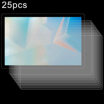 25pcs 9H 0.3mm Explosion-proof Tempered Glass Film, For Freeski Tablet FSKA1000, For Freeski Tablet C12 10.4, For Freeski UKG9L 11.5