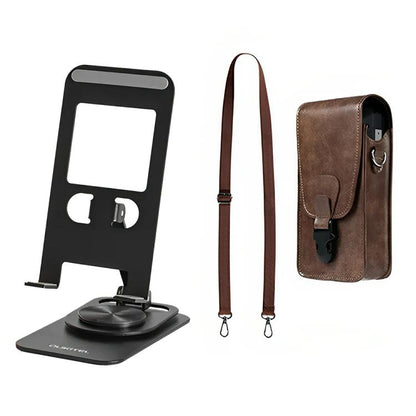 OUKITEL Portable Vertical Phone Waist Bag Desktop Metal Phone Holder Kit
