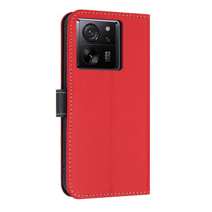 Metal Bow Leather Phone Case with Hand Strap, For Xiaomi 13T / 13T Pro, For Xiaomi 13 Ultra