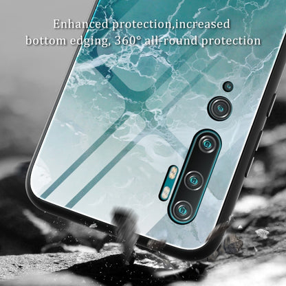 Marble Pattern Glass Protective Case, For Xiaomi Mi Note 10, For Xiaomi Mi CC9 / A3 Lite, For Xiaomi Redmi 9A, For Xiaomi Redmi K20 / K20 Pro / Mi 9T, For Xiaomi Redmi Note 9, For Xiaomi Redmi Note 9S / Note 9 Pro, For Xiaomi Redmi Note 8 Pro          ...
