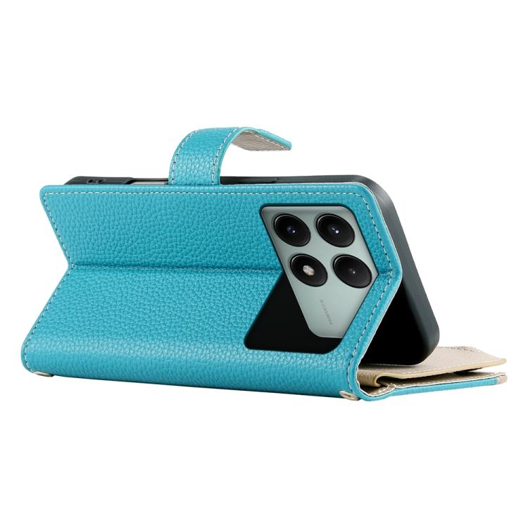 Stitching Multi-card Zipper Wallet Leather Phone Case with Short Strap, For Redmi K70E / Xiaomi Poco X6 Pro, For Redmi Note 13 Pro / Xiaomi Poco X6, For Redmi Note 13 5G Global, For Redmi Note 13 Pro+ Global, For Redmi 12 4G / 5G / Note 12R            ...
