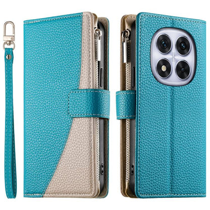 Stitching Multi-card Zipper Wallet Leather Phone Case with Short Strap, For Redmi A7 Pro 4G / 5G 171mm / Poco C85x 5G, For Redmi 15a 5G, For Redmi Turbo 5 Max 5G / Poco X8 Pro Max 5G, For Redmi Note 15 Pro+ 5G 163.3mm / Poco M8 Pro 5G                  ...
