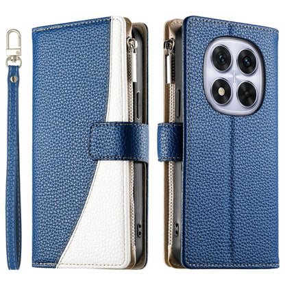 Stitching Multi-card Zipper Wallet Leather Phone Case with Short Strap, For Redmi A7 Pro 4G / 5G 171mm / Poco C85x 5G, For Redmi 15a 5G, For Redmi Turbo 5 Max 5G / Poco X8 Pro Max 5G, For Redmi Note 15 Pro+ 5G 163.3mm / Poco M8 Pro 5G                  ...