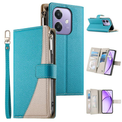 Stitching Multi-card Zipper Wallet Leather Phone Case with Short Strap, For OPPO Reno16 F 5G / Reno16 FS 5G, For OPPO Reno15 F 5G, For OPPO Reno15 5G / Reno 15c 5G, For OPPO A6x 5G / A6 5G Global, For OPPO A6 Pro 4G / 5G Global / F31 5G                ...