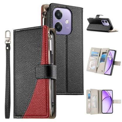 Stitching Multi-card Zipper Wallet Leather Phone Case with Short Strap, For OPPO Reno16 F 5G / Reno16 FS 5G, For OPPO Reno15 F 5G, For OPPO Reno15 5G / Reno 15c 5G, For OPPO A6x 5G / A6 5G Global, For OPPO A6 Pro 4G / 5G Global / F31 5G                ...