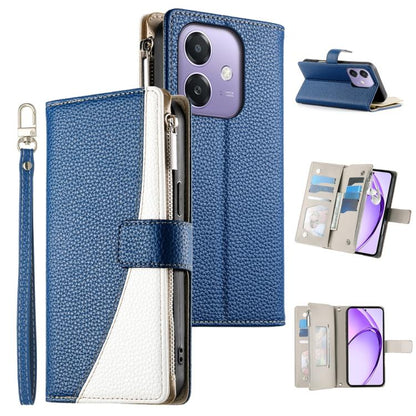 Stitching Multi-card Zipper Wallet Leather Phone Case with Short Strap, For OPPO Reno16 F 5G / Reno16 FS 5G, For OPPO Reno15 F 5G, For OPPO Reno15 5G / Reno 15c 5G, For OPPO A6x 5G / A6 5G Global, For OPPO A6 Pro 4G / 5G Global / F31 5G                ...