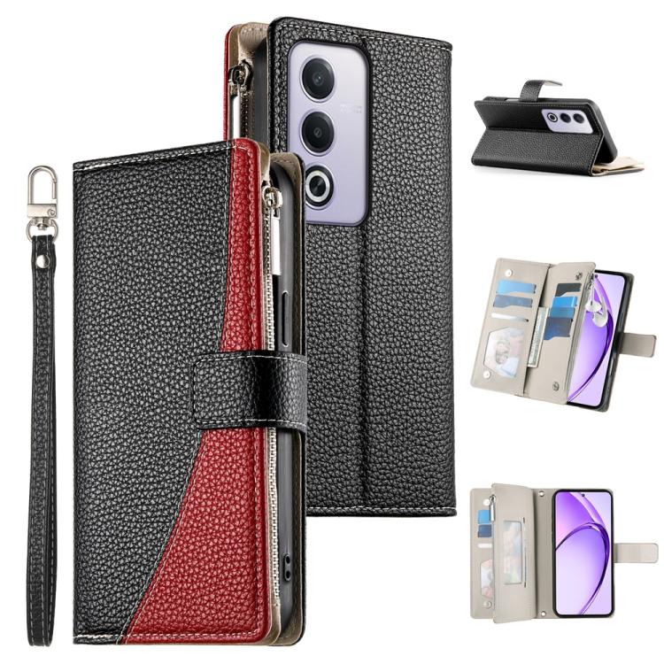 Stitching Multi-card Zipper Wallet Leather Phone Case with Short Strap, For OPPO Reno16 F 5G / Reno16 FS 5G, For OPPO Reno15 F 5G, For OPPO Reno15 5G / Reno 15c 5G, For OPPO A6x 5G / A6 5G Global, For OPPO A6 Pro 4G / 5G Global / F31 5G                ...
