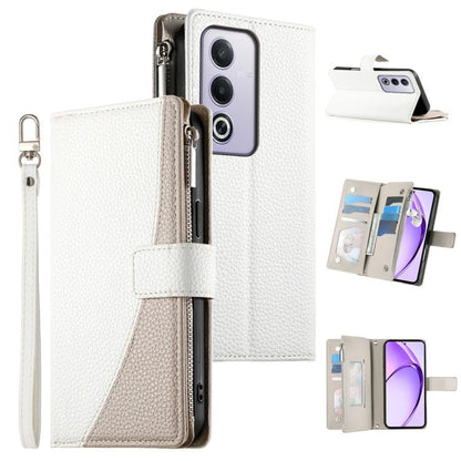 Stitching Multi-card Zipper Wallet Leather Phone Case with Short Strap, For OPPO Reno16 F 5G / Reno16 FS 5G, For OPPO Reno15 F 5G, For OPPO Reno15 5G / Reno 15c 5G, For OPPO A6x 5G / A6 5G Global, For OPPO A6 Pro 4G / 5G Global / F31 5G                ...