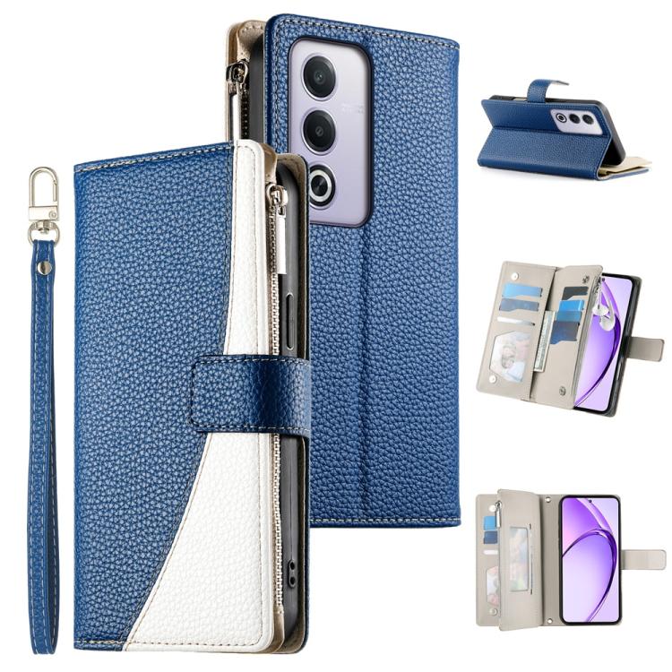 Stitching Multi-card Zipper Wallet Leather Phone Case with Short Strap, For OPPO Reno16 F 5G / Reno16 FS 5G, For OPPO Reno15 F 5G, For OPPO Reno15 5G / Reno 15c 5G, For OPPO A6x 5G / A6 5G Global, For OPPO A6 Pro 4G / 5G Global / F31 5G                ...
