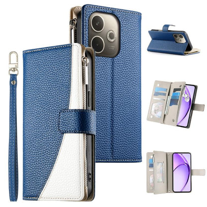 Stitching Multi-card Zipper Wallet Leather Phone Case with Short Strap, For OPPO Reno16 F 5G / Reno16 FS 5G, For OPPO Reno15 F 5G, For OPPO Reno15 5G / Reno 15c 5G, For OPPO A6x 5G / A6 5G Global, For OPPO A6 Pro 4G / 5G Global / F31 5G                ...