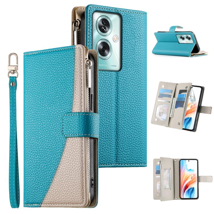 Stitching Multi-card Zipper Wallet Leather Phone Case with Short Strap, For OPPO Reno16 F 5G / Reno16 FS 5G, For OPPO Reno15 F 5G, For OPPO Reno15 5G / Reno 15c 5G, For OPPO A6x 5G / A6 5G Global, For OPPO A6 Pro 4G / 5G Global / F31 5G                ...