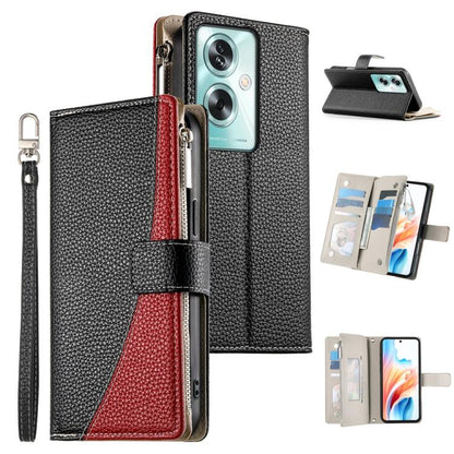 Stitching Multi-card Zipper Wallet Leather Phone Case with Short Strap, For OPPO Reno16 F 5G / Reno16 FS 5G, For OPPO Reno15 F 5G, For OPPO Reno15 5G / Reno 15c 5G, For OPPO A6x 5G / A6 5G Global, For OPPO A6 Pro 4G / 5G Global / F31 5G                ...