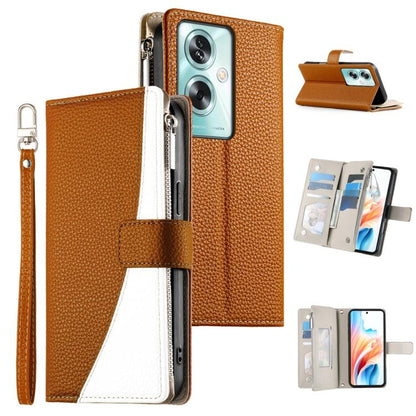 Stitching Multi-card Zipper Wallet Leather Phone Case with Short Strap, For OPPO Reno16 F 5G / Reno16 FS 5G, For OPPO Reno15 F 5G, For OPPO Reno15 5G / Reno 15c 5G, For OPPO A6x 5G / A6 5G Global, For OPPO A6 Pro 4G / 5G Global / F31 5G                ...
