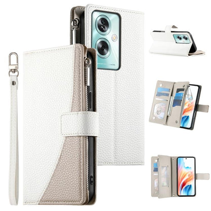 Stitching Multi-card Zipper Wallet Leather Phone Case with Short Strap, For OPPO Reno16 F 5G / Reno16 FS 5G, For OPPO Reno15 F 5G, For OPPO Reno15 5G / Reno 15c 5G, For OPPO A6x 5G / A6 5G Global, For OPPO A6 Pro 4G / 5G Global / F31 5G                ...