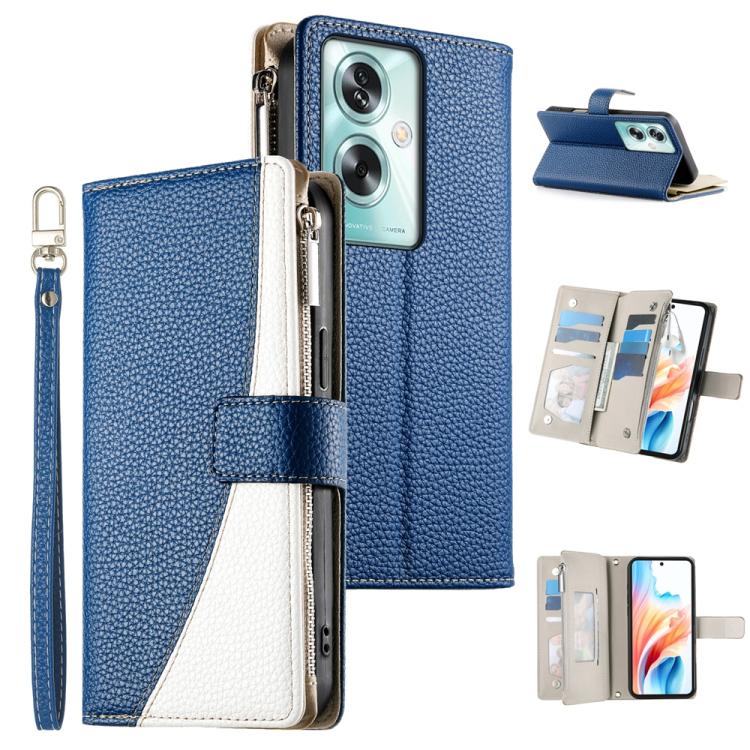 Stitching Multi-card Zipper Wallet Leather Phone Case with Short Strap, For OPPO Reno16 F 5G / Reno16 FS 5G, For OPPO Reno15 F 5G, For OPPO Reno15 5G / Reno 15c 5G, For OPPO A6x 5G / A6 5G Global, For OPPO A6 Pro 4G / 5G Global / F31 5G                ...