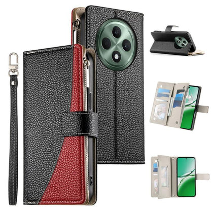 Stitching Multi-card Zipper Wallet Leather Phone Case with Short Strap, For OPPO Reno16 F 5G / Reno16 FS 5G, For OPPO Reno15 F 5G, For OPPO Reno15 5G / Reno 15c 5G, For OPPO A6x 5G / A6 5G Global, For OPPO A6 Pro 4G / 5G Global / F31 5G                ...