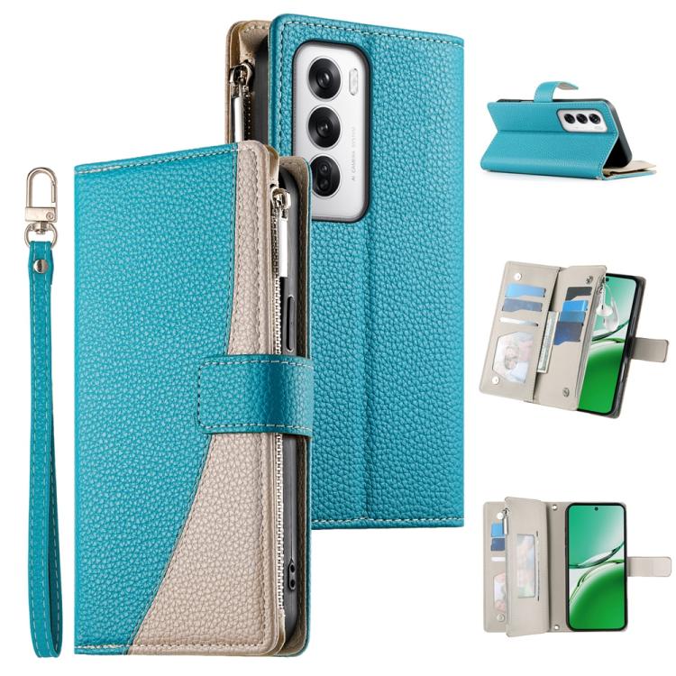 Stitching Multi-card Zipper Wallet Leather Phone Case with Short Strap, For OPPO Reno16 F 5G / Reno16 FS 5G, For OPPO Reno15 F 5G, For OPPO Reno15 5G / Reno 15c 5G, For OPPO A6x 5G / A6 5G Global, For OPPO A6 Pro 4G / 5G Global / F31 5G                ...