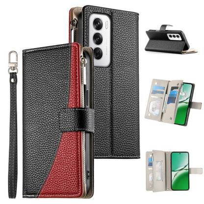 Stitching Multi-card Zipper Wallet Leather Phone Case with Short Strap, For OPPO Reno16 F 5G / Reno16 FS 5G, For OPPO Reno15 F 5G, For OPPO Reno15 5G / Reno 15c 5G, For OPPO A6x 5G / A6 5G Global, For OPPO A6 Pro 4G / 5G Global / F31 5G                ...