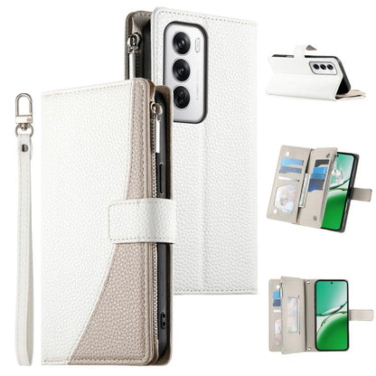 Stitching Multi-card Zipper Wallet Leather Phone Case with Short Strap, For OPPO Reno16 F 5G / Reno16 FS 5G, For OPPO Reno15 F 5G, For OPPO Reno15 5G / Reno 15c 5G, For OPPO A6x 5G / A6 5G Global, For OPPO A6 Pro 4G / 5G Global / F31 5G                ...