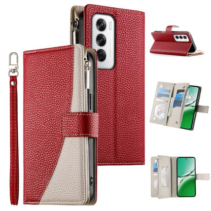 Stitching Multi-card Zipper Wallet Leather Phone Case with Short Strap, For OPPO Reno16 F 5G / Reno16 FS 5G, For OPPO Reno15 F 5G, For OPPO Reno15 5G / Reno 15c 5G, For OPPO A6x 5G / A6 5G Global, For OPPO A6 Pro 4G / 5G Global / F31 5G                ...
