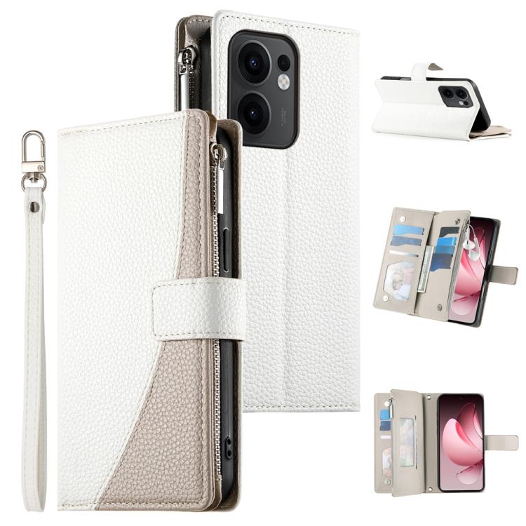 Stitching Multi-card Zipper Wallet Leather Phone Case with Short Strap, For OPPO Reno16 F 5G / Reno16 FS 5G, For OPPO Reno15 F 5G, For OPPO Reno15 5G / Reno 15c 5G, For OPPO A6x 5G / A6 5G Global, For OPPO A6 Pro 4G / 5G Global / F31 5G                ...