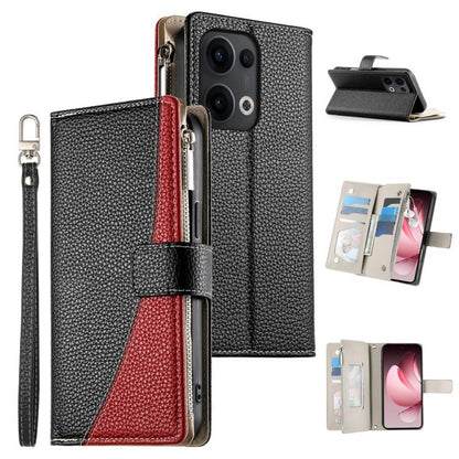 Stitching Multi-card Zipper Wallet Leather Phone Case with Short Strap, For OPPO Reno16 F 5G / Reno16 FS 5G, For OPPO Reno15 F 5G, For OPPO Reno15 5G / Reno 15c 5G, For OPPO A6x 5G / A6 5G Global, For OPPO A6 Pro 4G / 5G Global / F31 5G                ...