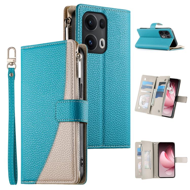 Stitching Multi-card Zipper Wallet Leather Phone Case with Short Strap, For OPPO Reno16 F 5G / Reno16 FS 5G, For OPPO Reno15 F 5G, For OPPO Reno15 5G / Reno 15c 5G, For OPPO A6x 5G / A6 5G Global, For OPPO A6 Pro 4G / 5G Global / F31 5G                ...