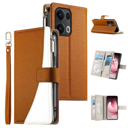 Stitching Multi-card Zipper Wallet Leather Phone Case with Short Strap, For OPPO Reno16 F 5G / Reno16 FS 5G, For OPPO Reno15 F 5G, For OPPO Reno15 5G / Reno 15c 5G, For OPPO A6x 5G / A6 5G Global, For OPPO A6 Pro 4G / 5G Global / F31 5G                ...