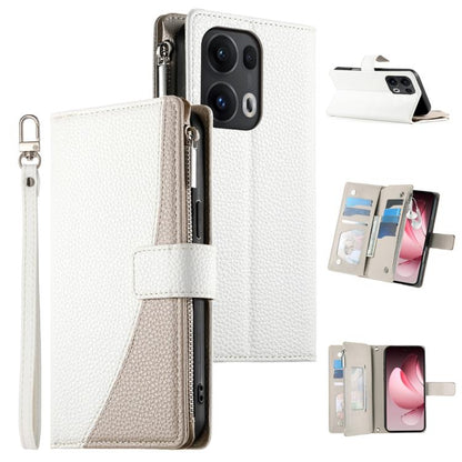 Stitching Multi-card Zipper Wallet Leather Phone Case with Short Strap, For OPPO Reno16 F 5G / Reno16 FS 5G, For OPPO Reno15 F 5G, For OPPO Reno15 5G / Reno 15c 5G, For OPPO A6x 5G / A6 5G Global, For OPPO A6 Pro 4G / 5G Global / F31 5G                ...