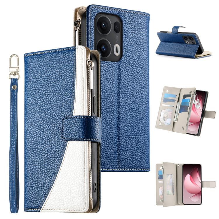 Stitching Multi-card Zipper Wallet Leather Phone Case with Short Strap, For OPPO Reno16 F 5G / Reno16 FS 5G, For OPPO Reno15 F 5G, For OPPO Reno15 5G / Reno 15c 5G, For OPPO A6x 5G / A6 5G Global, For OPPO A6 Pro 4G / 5G Global / F31 5G                ...