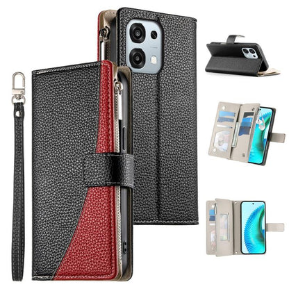 Stitching Multi-card Zipper Wallet Leather Phone Case with Short Strap, For OPPO Reno16 F 5G / Reno16 FS 5G, For OPPO Reno15 F 5G, For OPPO Reno15 5G / Reno 15c 5G, For OPPO A6x 5G / A6 5G Global, For OPPO A6 Pro 4G / 5G Global / F31 5G                ...