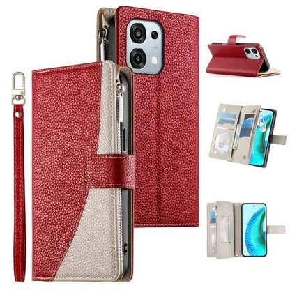 Stitching Multi-card Zipper Wallet Leather Phone Case with Short Strap, For OPPO Reno16 F 5G / Reno16 FS 5G, For OPPO Reno15 F 5G, For OPPO Reno15 5G / Reno 15c 5G, For OPPO A6x 5G / A6 5G Global, For OPPO A6 Pro 4G / 5G Global / F31 5G                ...