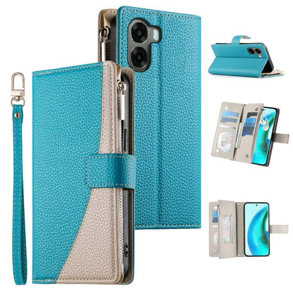 Stitching Multi-card Zipper Wallet Leather Phone Case with Short Strap, For OPPO Reno16 F 5G / Reno16 FS 5G, For OPPO Reno15 F 5G, For OPPO Reno15 5G / Reno 15c 5G, For OPPO A6x 5G / A6 5G Global, For OPPO A6 Pro 4G / 5G Global / F31 5G                ...