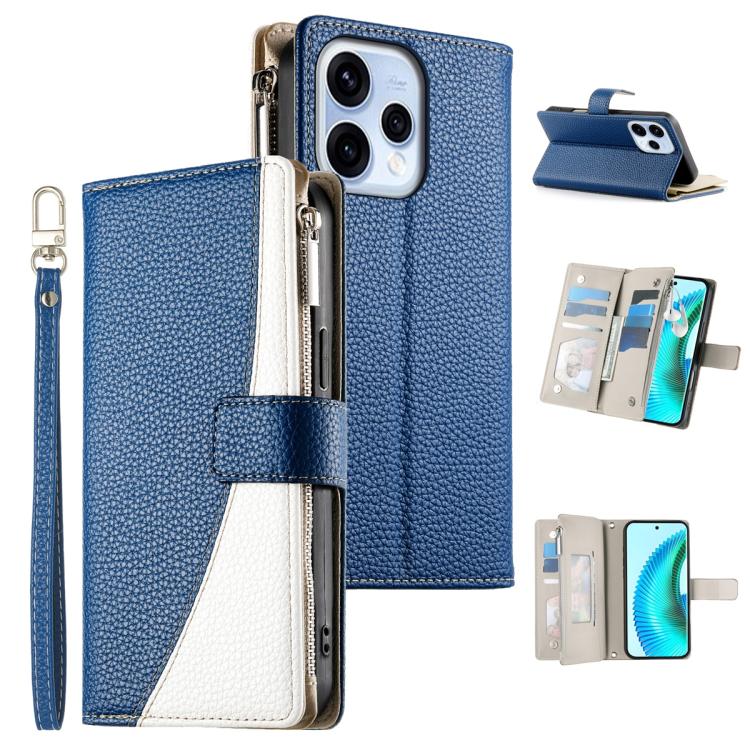 Stitching Multi-card Zipper Wallet Leather Phone Case with Short Strap, For OPPO Reno16 F 5G / Reno16 FS 5G, For OPPO Reno15 F 5G, For OPPO Reno15 5G / Reno 15c 5G, For OPPO A6x 5G / A6 5G Global, For OPPO A6 Pro 4G / 5G Global / F31 5G                ...