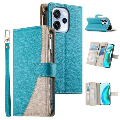 Stitching Multi-card Zipper Wallet Leather Phone Case with Short Strap, For OPPO Reno16 F 5G / Reno16 FS 5G, For OPPO Reno15 F 5G, For OPPO Reno15 5G / Reno 15c 5G, For OPPO A6x 5G / A6 5G Global, For OPPO A6 Pro 4G / 5G Global / F31 5G                ...