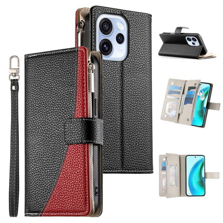 Stitching Multi-card Zipper Wallet Leather Phone Case with Short Strap, For OPPO Reno16 F 5G / Reno16 FS 5G, For OPPO Reno15 F 5G, For OPPO Reno15 5G / Reno 15c 5G, For OPPO A6x 5G / A6 5G Global, For OPPO A6 Pro 4G / 5G Global / F31 5G                ...
